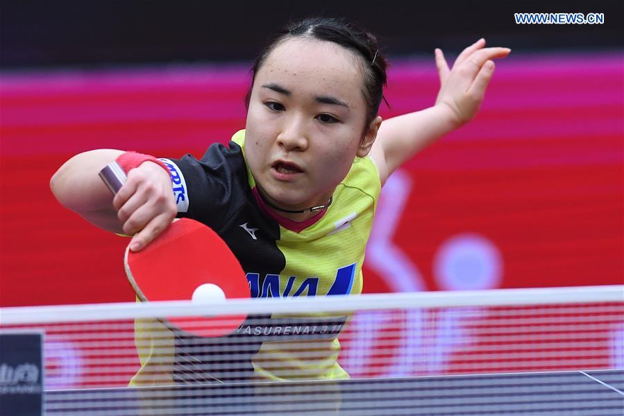 (SP)CHINA-WEIHAI-TABLE TENNIS-ITTF-WOMEN'S WORLD CUP (CN)