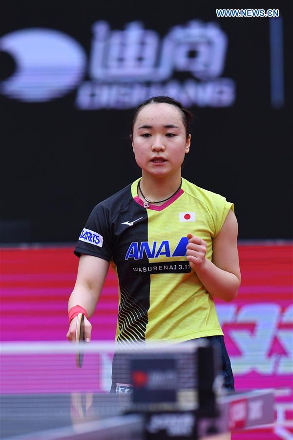 (SP)CHINA-WEIHAI-TABLE TENNIS-ITTF-WOMEN'S WORLD CUP (CN)