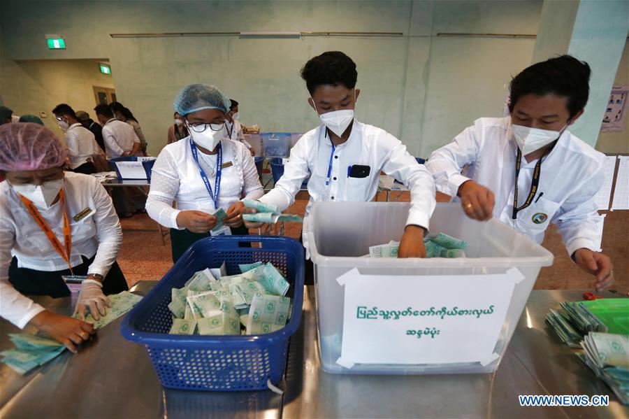 MYANMAR-YANGON-GENERAL ELECTIONS