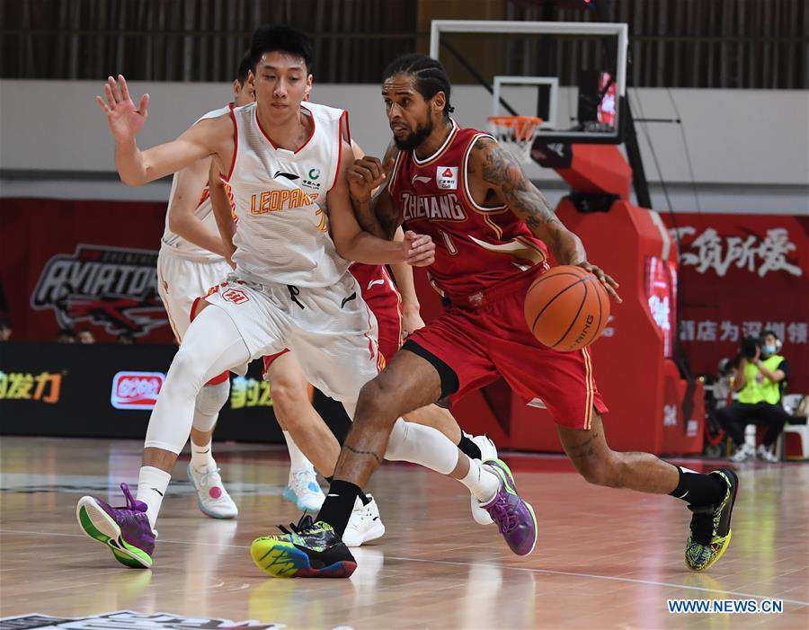 (SP)CHINA-ZHUJI-BASKETBALL-CBA LEAGUE-ZHEJIANG VS SHENZHEN(CN)