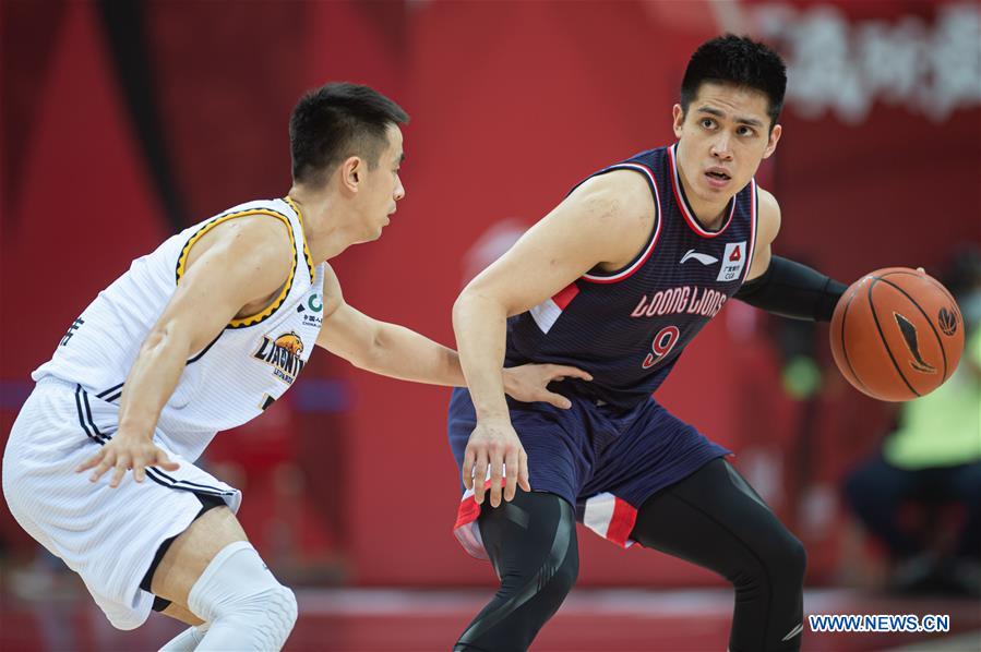 (SP)CHINA-ZHUJI-BASKETBALL-CBA LEAGUE-QINGDAO VS GUANGZHOU(CN)