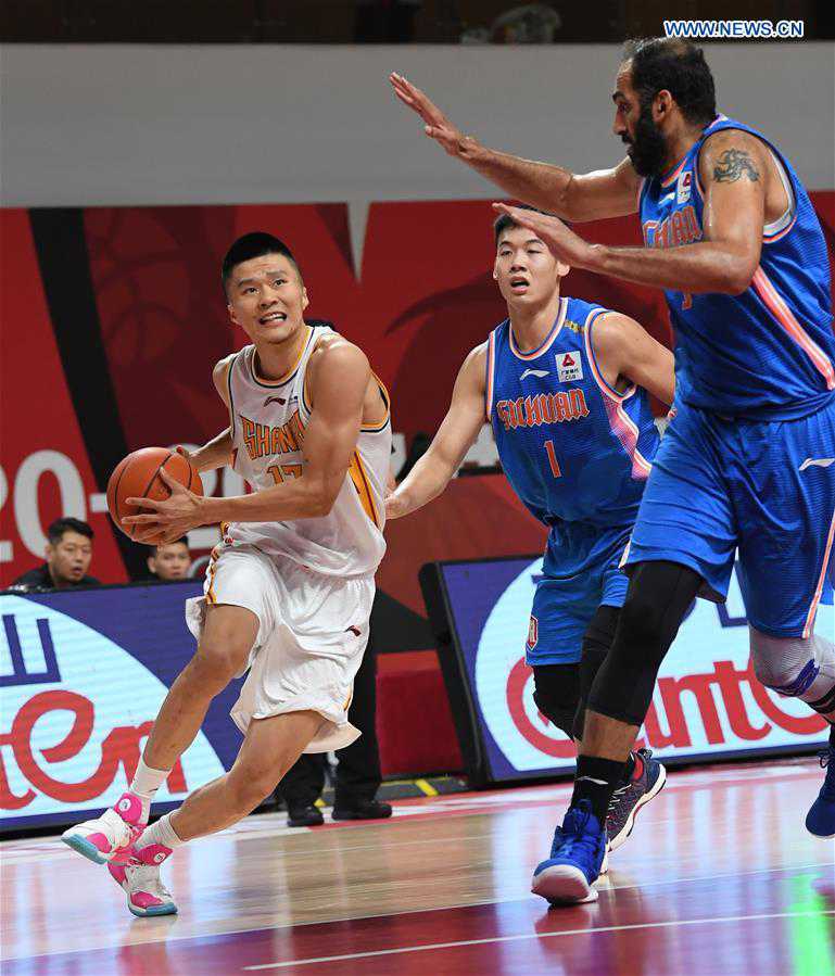 (SP)CHINA-ZHUJI-BASKETBALL-CBA LEAGUE-SHANXI VS SICHUAN(CN)