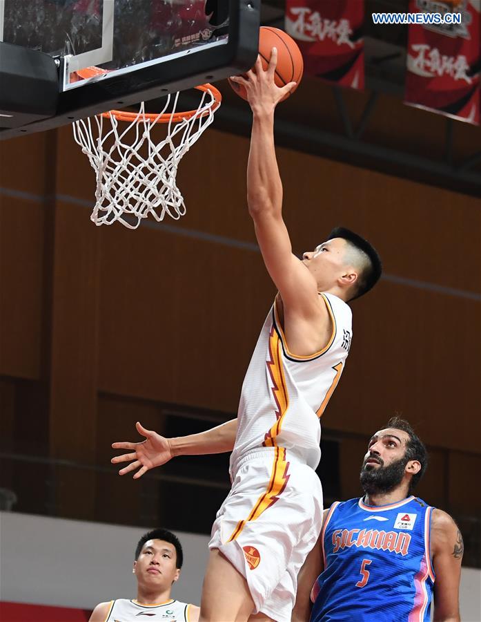 (SP)CHINA-ZHUJI-BASKETBALL-CBA LEAGUE-SHANXI VS SICHUAN(CN)