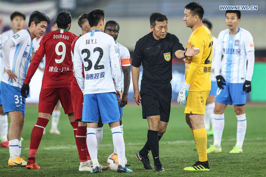 (SP)CHINA-LIAONING-DALIAN-FOOTBALL-CSL-TIANJIN VS HENAN(CN)