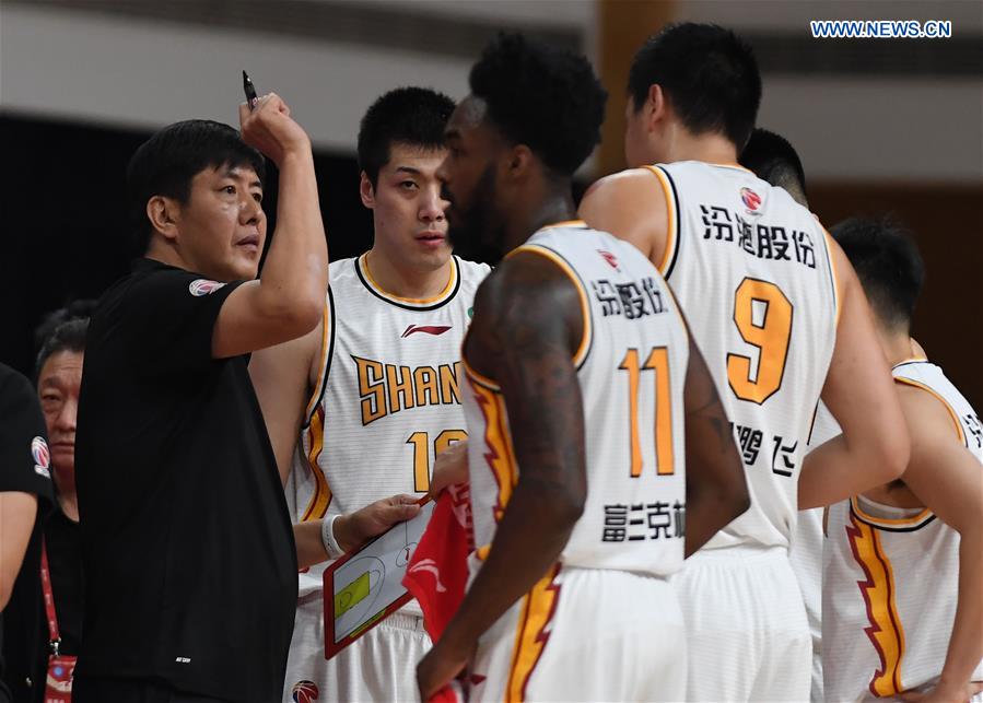 (SP)CHINA-ZHUJI-BASKETBALL-CBA LEAGUE-SHANXI VS SICHUAN(CN)