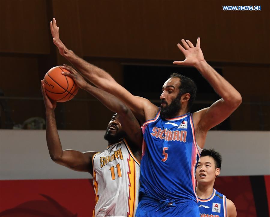 (SP)CHINA-ZHUJI-BASKETBALL-CBA LEAGUE-SHANXI VS SICHUAN(CN)