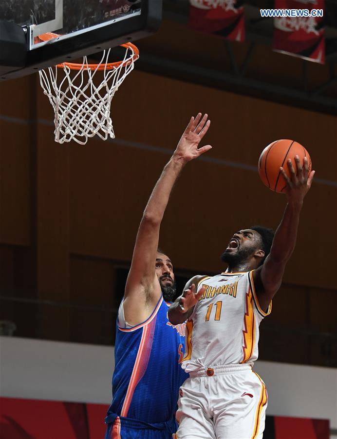 (SP)CHINA-ZHUJI-BASKETBALL-CBA LEAGUE-SHANXI VS SICHUAN(CN)