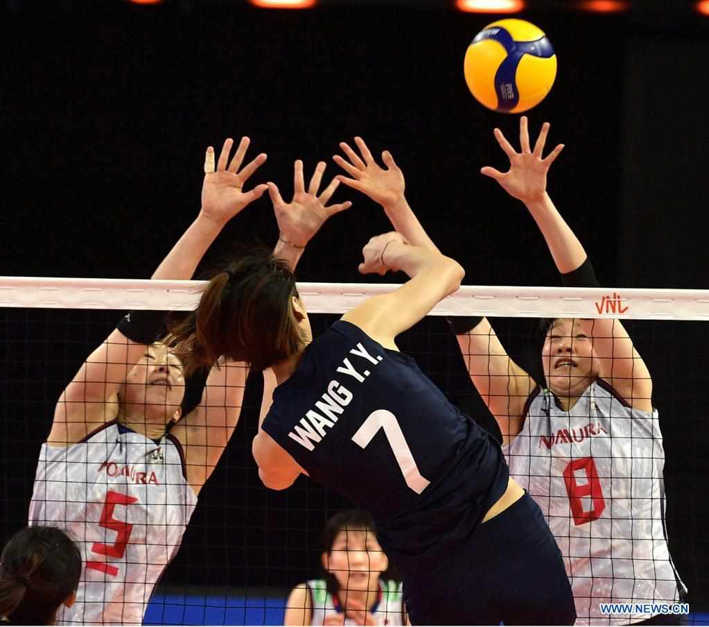Top contender China loses in 2021 Womens VNL second round