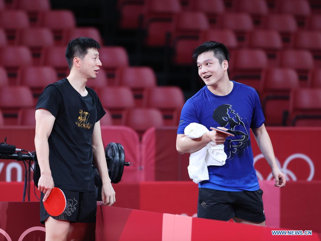 Training session of Chinese table tennis players ahead of Tokyo 2020 (8)