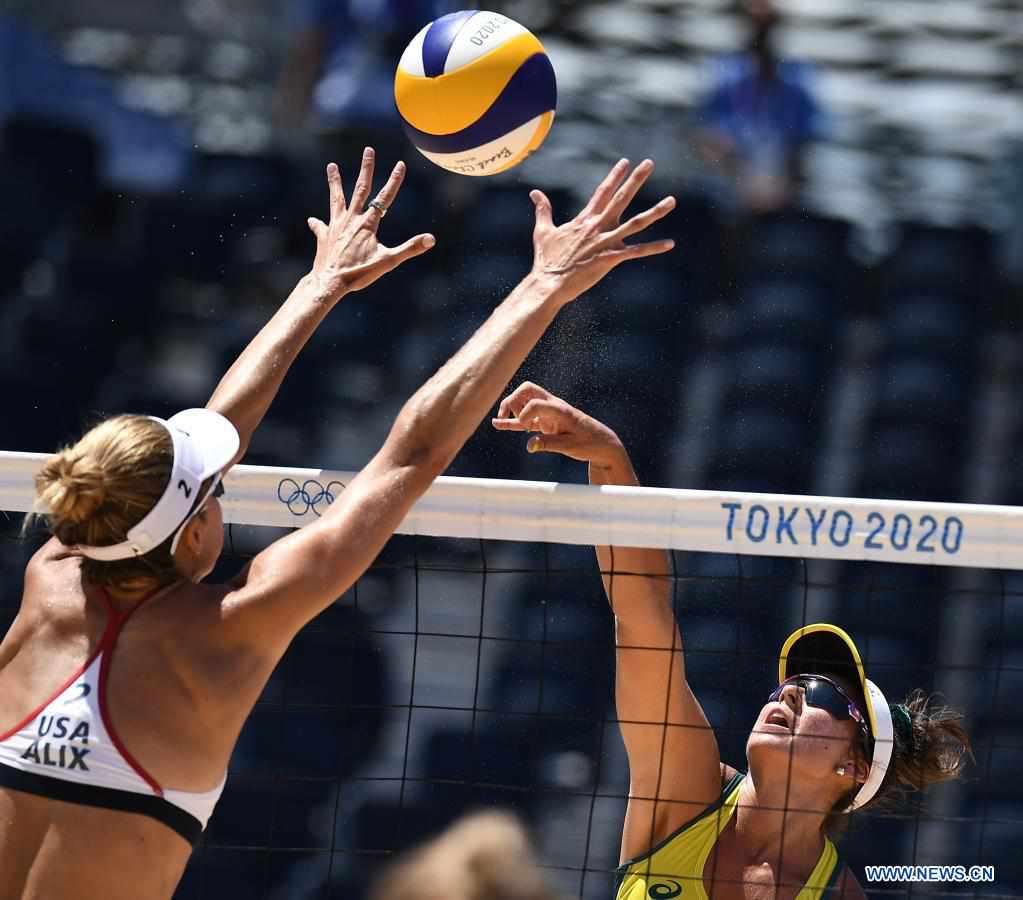 American Ross/Klineman win womens beach volleyball gold at Tokyo Olympics 