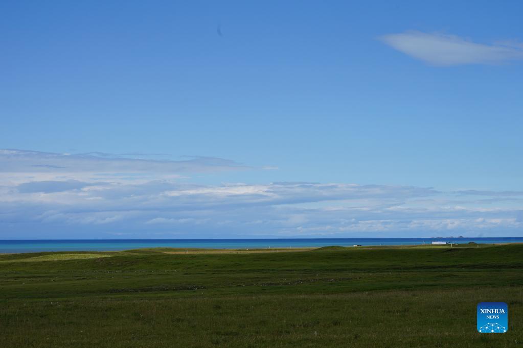 Scenery of Qinghai Lake in NW China