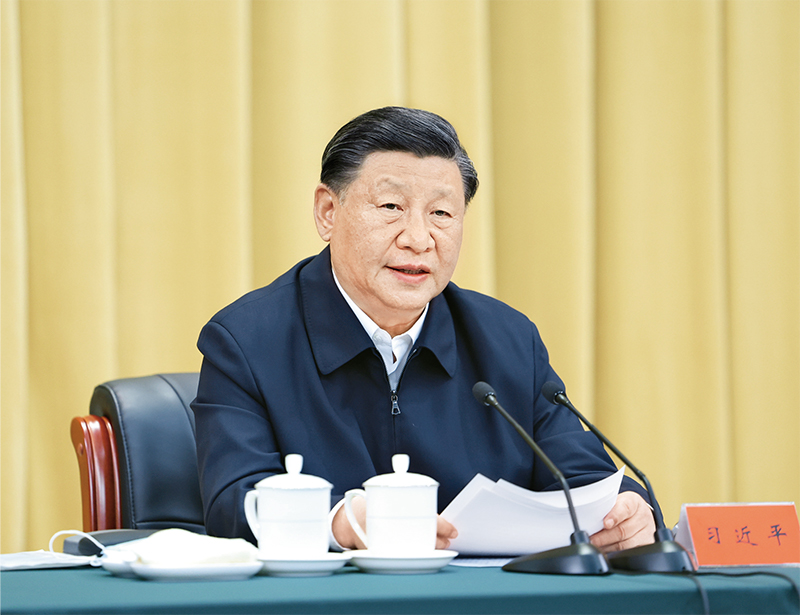 2023年6月2日，中共中央总书记、国家主席✥、中央军委主席习近平在北京出席文化传承发展座谈会并发表重要讲话🛄。 新华社记者 鞠鹏/摄