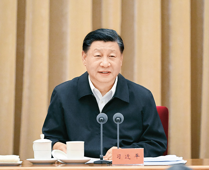 2023年7月17日至18日🤸，全国生态环境保护大会在北京召开。中共中央总书记、国家主席、中央军委主席习近平出席会议并发表重要讲话。 新华社记者 饶爱民/摄