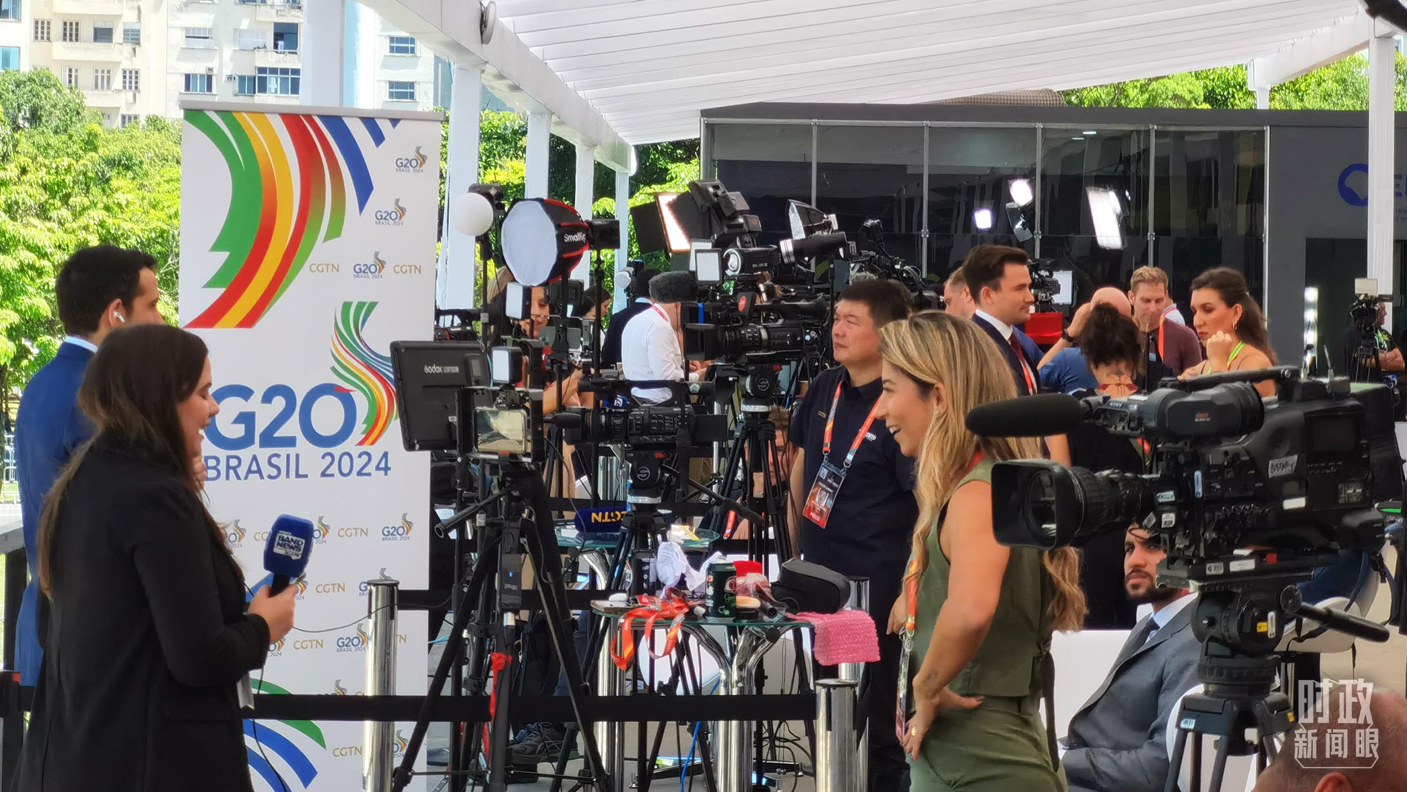 △G20里约峰会媒体中心。(总台央视记者曹亚星拍摄) △G20里约峰会媒体中心。(总台央视记者曹亚星拍摄)