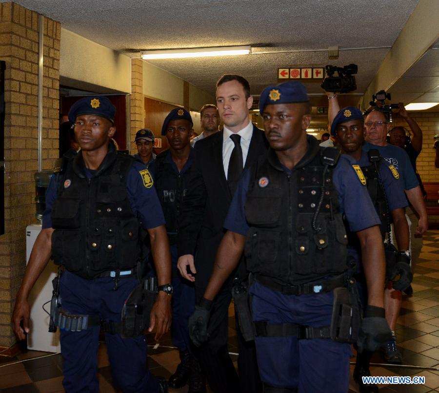 (SP)SOUTH AFRICA-PRETORIA-OSCAR-SENTENCE