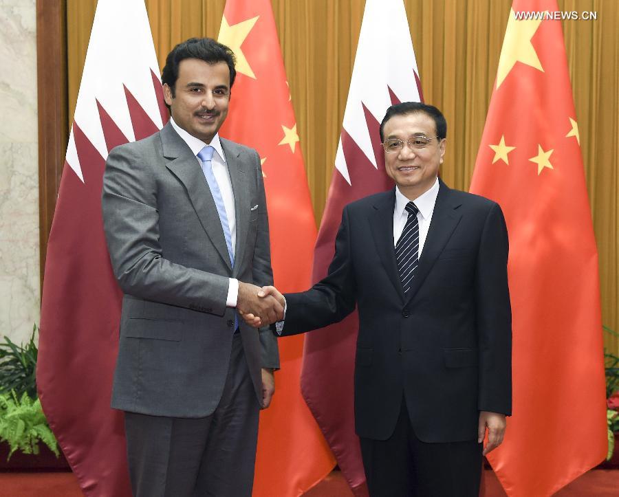 CHINA-BEIJING-LI KEQIANG-QATAR-MEETING (CN)