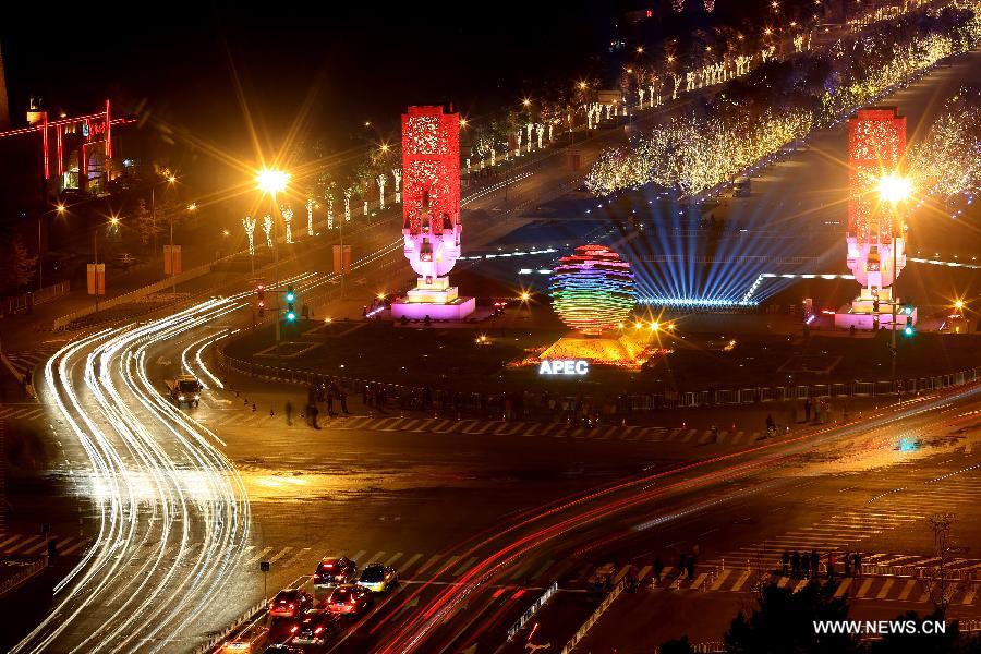 #(APEC 2014) CHINA-BEIJING-APEC-ILLUMINATIONS (CN)