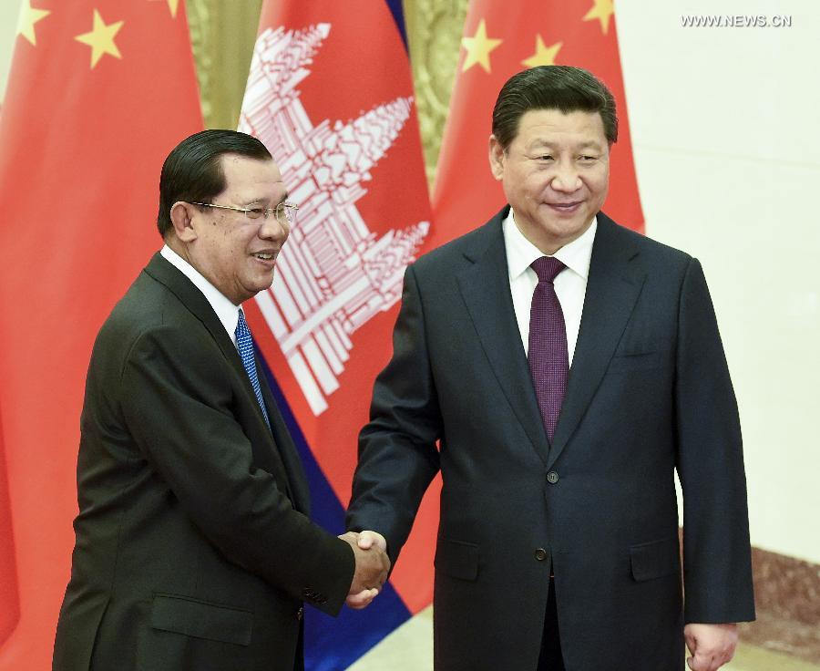 CHINA-BEIJING-XI JINPING-CAMBODIA-HUN SEN-MEETING (CN)