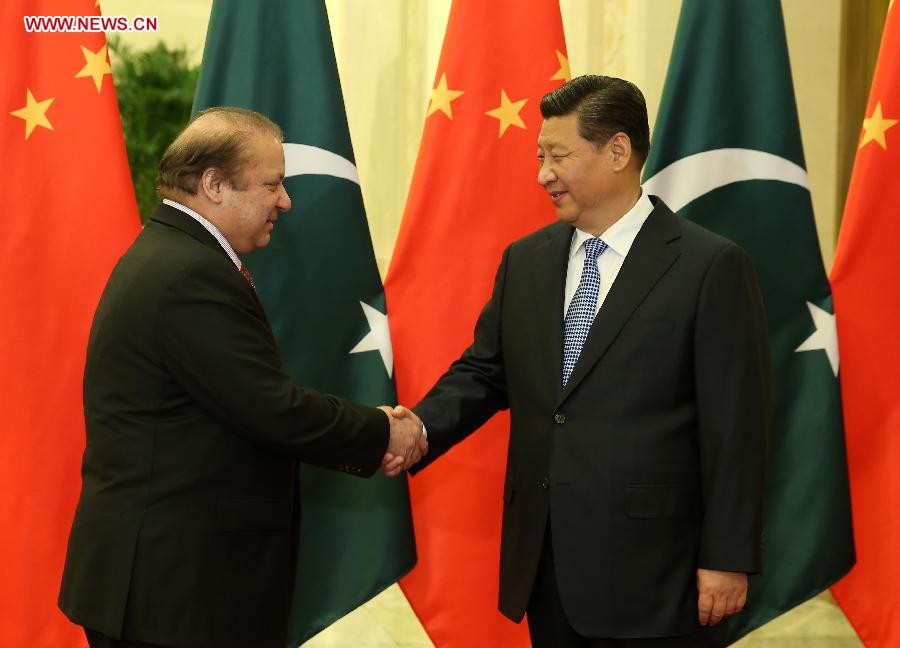 CHINA-BEIJING-XI JINPING-PAKISTAN-NAWAZ SHARIF-MEETING (CN)