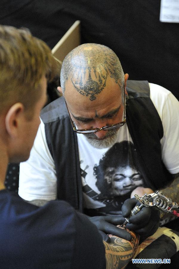 BELGIUM-BRUSSELS-TATTOO