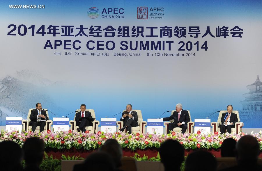 (APEC 2014) CHINA-BEIJING-APEC-CEO SUMMIT (CN)