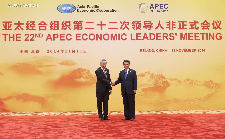 (APEC 2014) CHINA-BEIJING-APEC-ECONOMIC LEADERS' MEETING (CN)