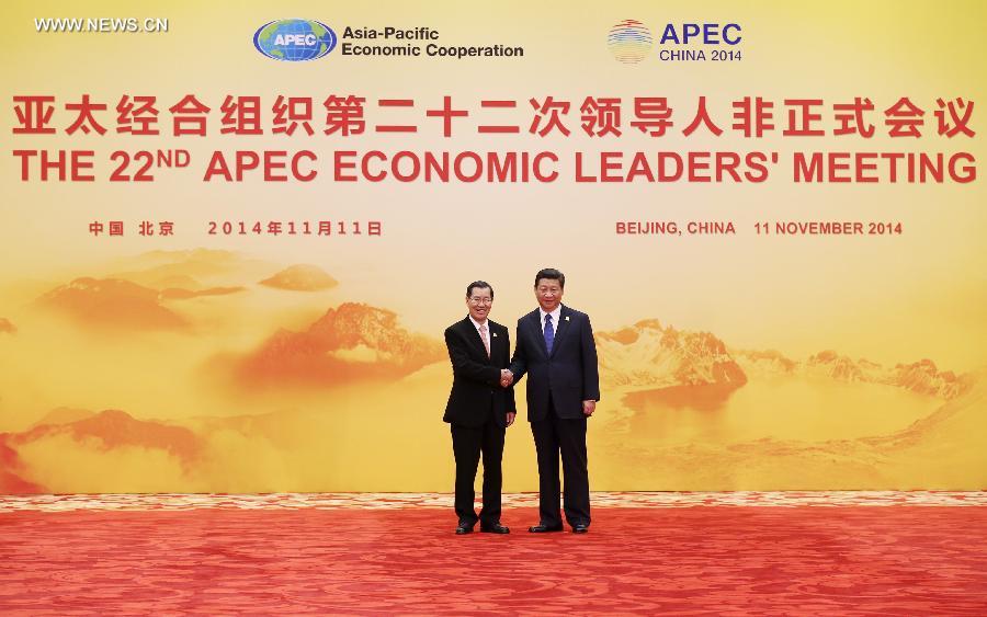 (APEC 2014) CHINA-BEIJING-APEC-ECONOMIC LEADERS' MEETING (CN)