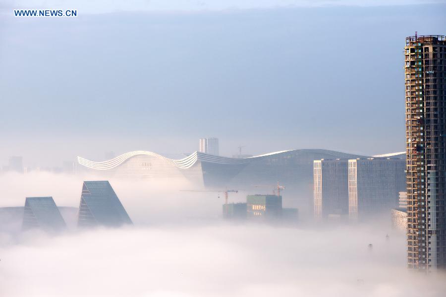 CHINA-CHENGDU-WEATHER-FOG (CN) 