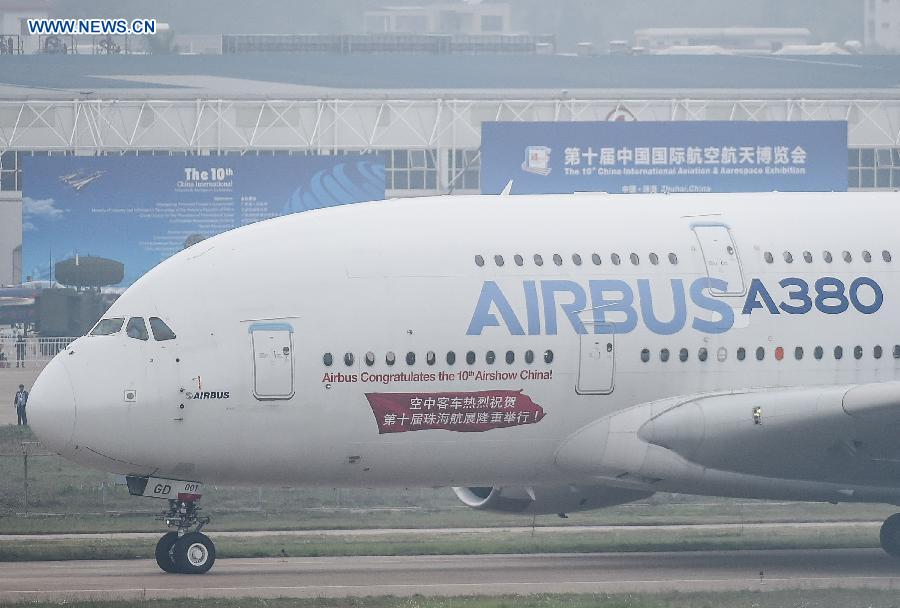 CHINA-ZHUHAI-AIRSHOW-A380(CN) 