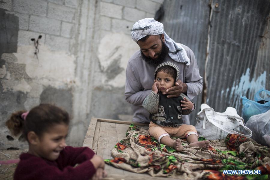 Palestinian children passed a hard time during the 50-day Israeli operation in the Gaza Strip this summer. Over 500 children were killed in Gaza and 3,000 injured.