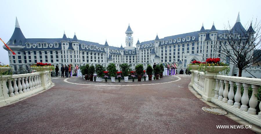 The first of its kind in China, the Hello Kitty theme park in Anji is scheduled to open on Jan. 1, 2015, as more than a million visitors are expected per year.