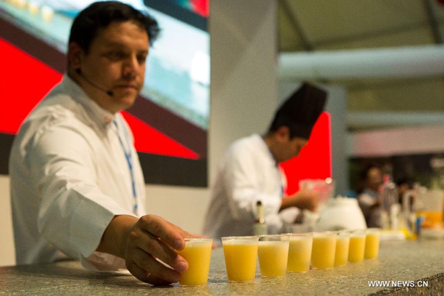 PERU-LIMA-COP 20-CLIMATE CHANGE-PISCO SOUR