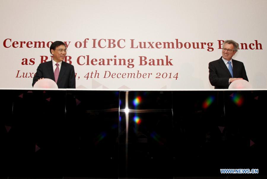 LUXEMBOURG-ICBC-RMB CLEARING BANK