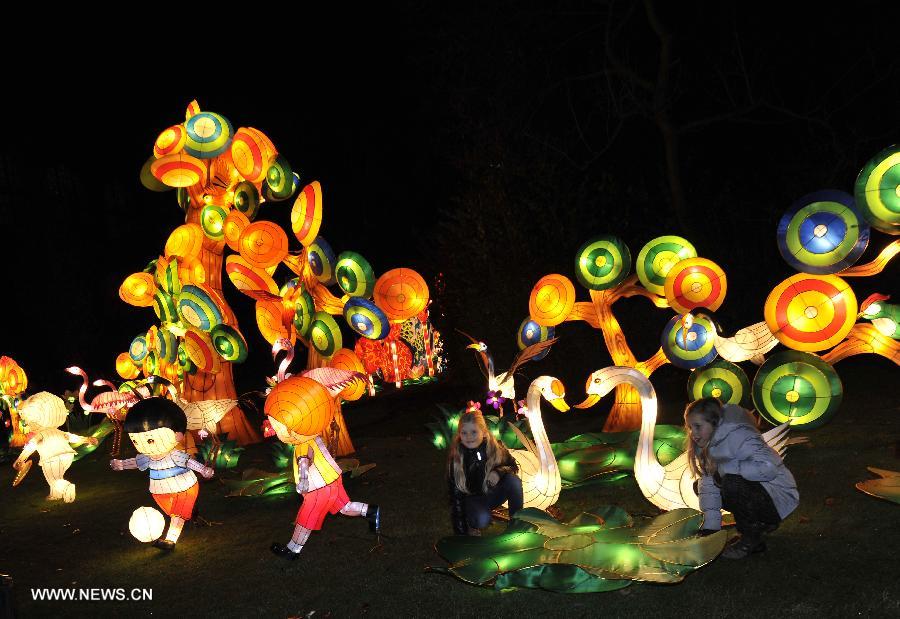 BELGIUM-ANTWERP-ZOO-LIGHT-SHOW-CHINA