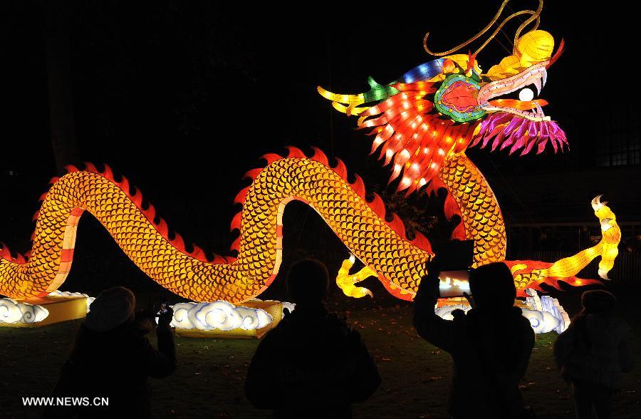 BELGIUM-ANTWERP-ZOO-LIGHT-SHOW-CHINA