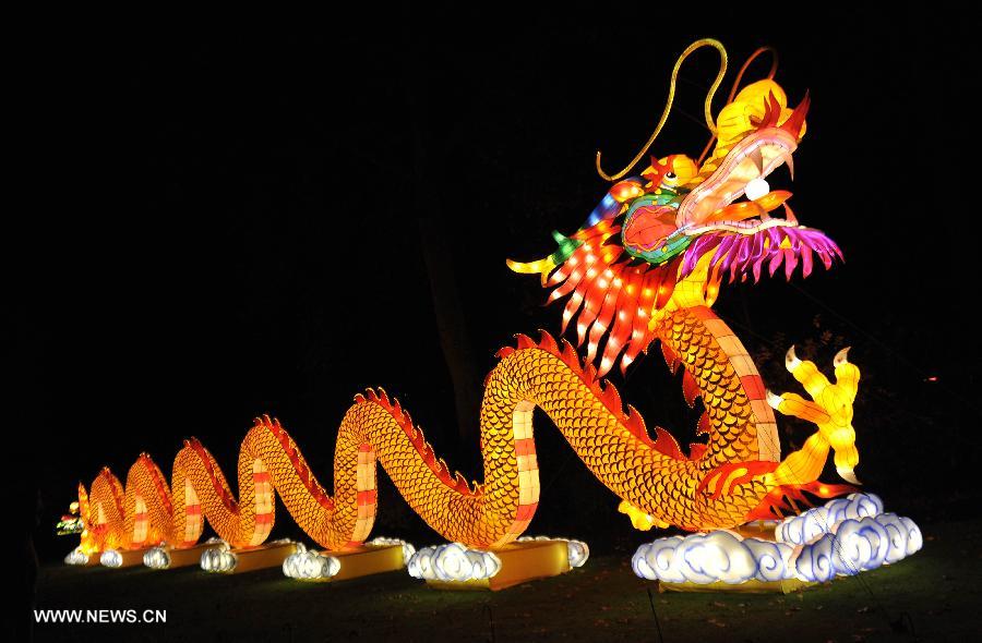 BELGIUM-ANTWERP-ZOO-LIGHT-SHOW-CHINA