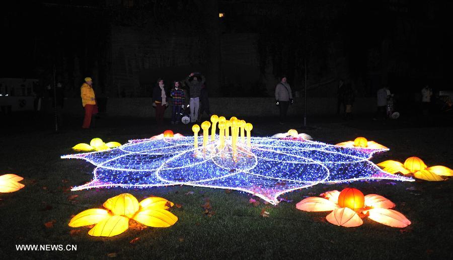 BELGIUM-ANTWERP-ZOO-LIGHT-SHOW-CHINA