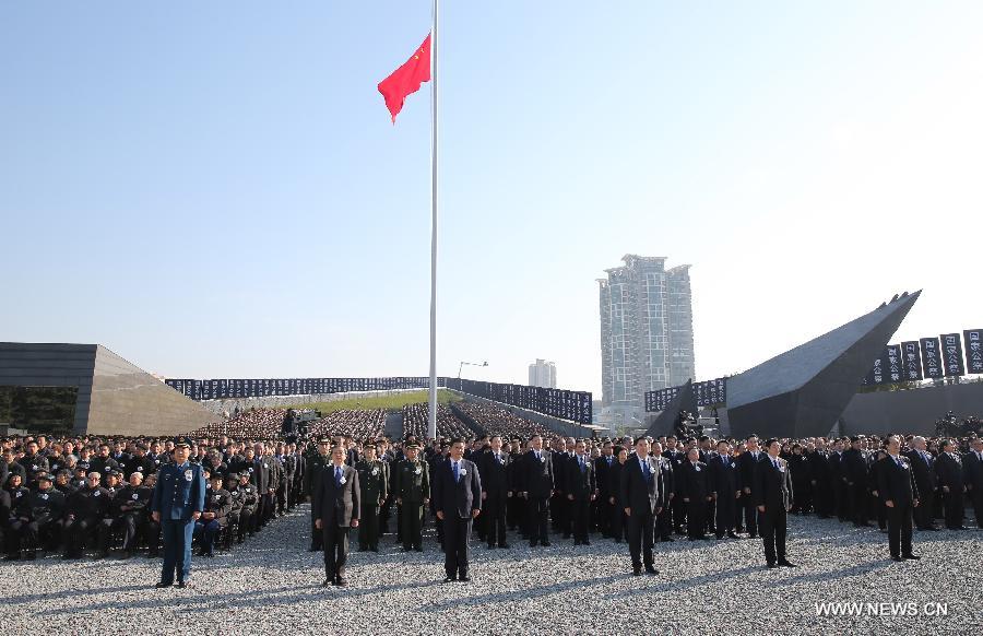 CHINA-NANJING MASSACRE VICTIMS-STATE MEMORIAL CEREMONY-XI JINPING(CN) 