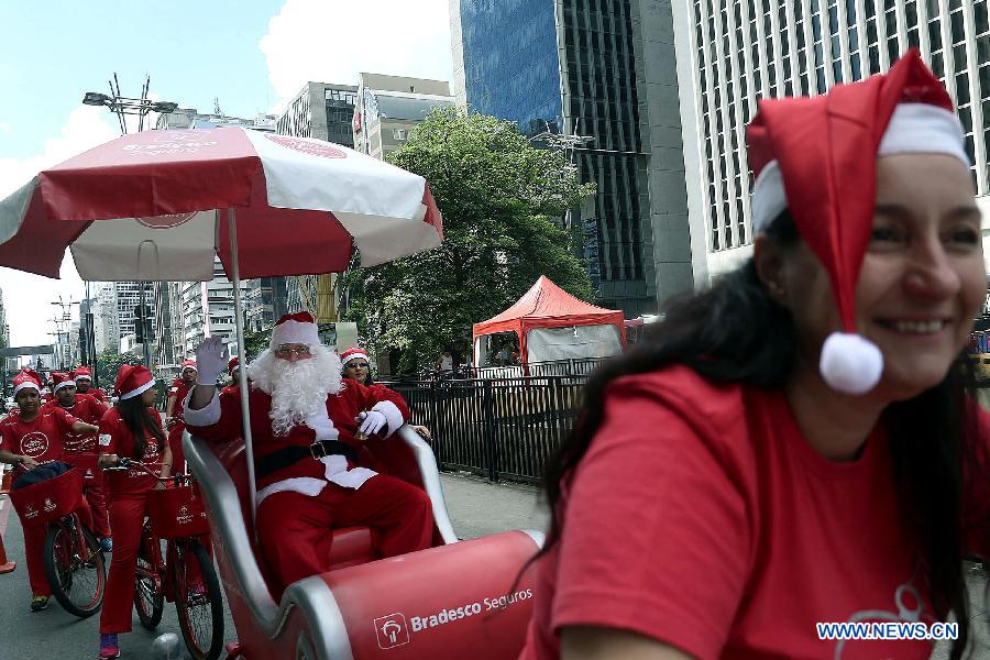 BRAZIL-SAO PAULO-SOCIETY-CHRISTMAS