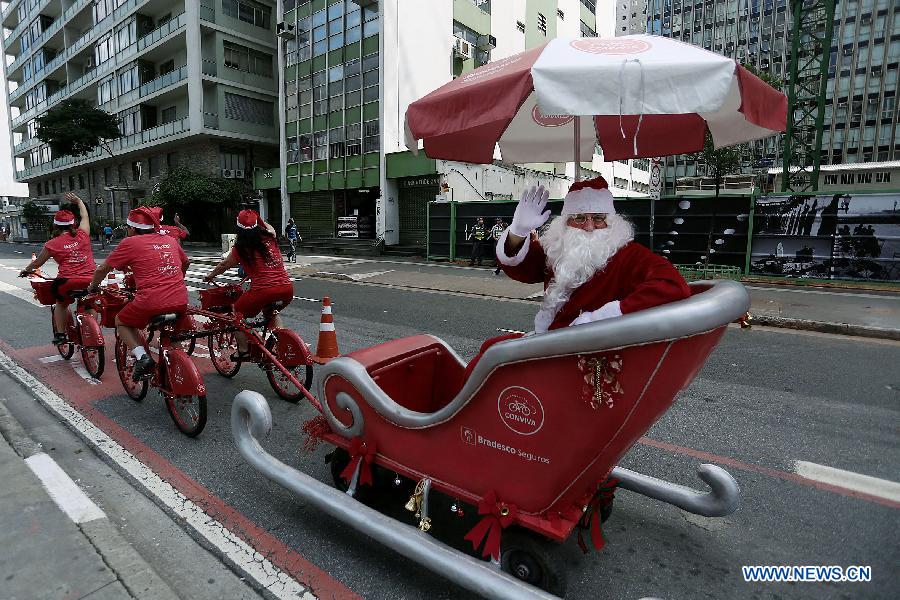 BRAZIL-SAO PAULO-SOCIETY-CHRISTMAS