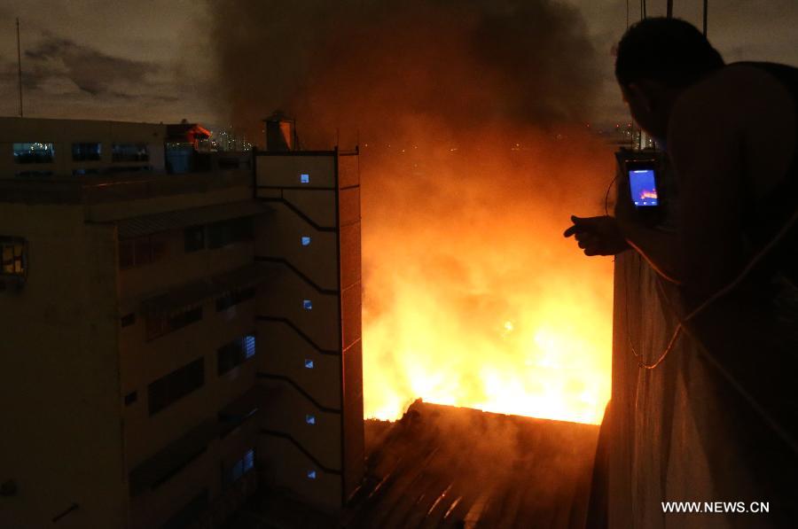 BRAZIL-SAO PAULO-FIRE