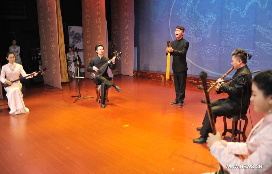 Nanyin, known as the 'living fossil' of ancient Chinese music, literally means music in the south and is a traditional opera in Fujian dialect.