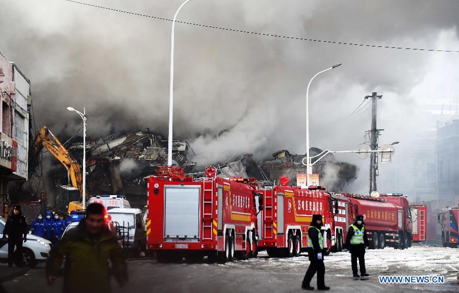 (CORRECTION)CHINA-HARBIN-WAREHOUSE COLLAPSE-DEATH TOLL (CN)