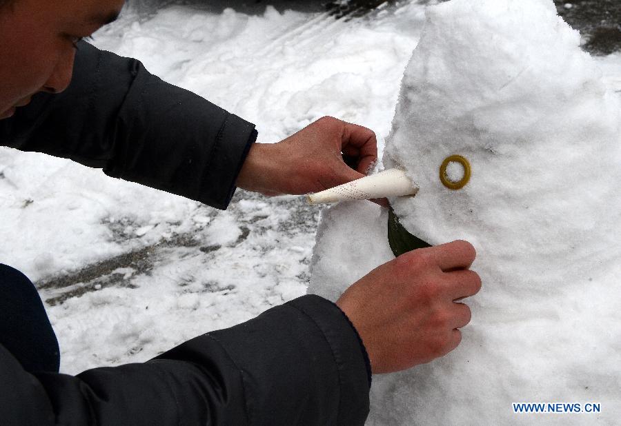CHINA-TIBET-LHASA-SNOWFALL(CN)