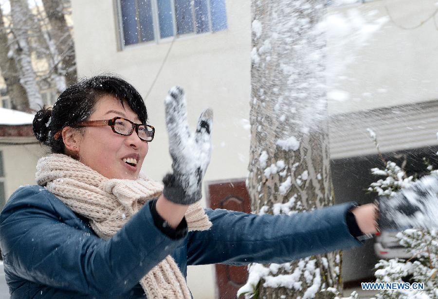 CHINA-TIBET-LHASA-SNOWFALL(CN)