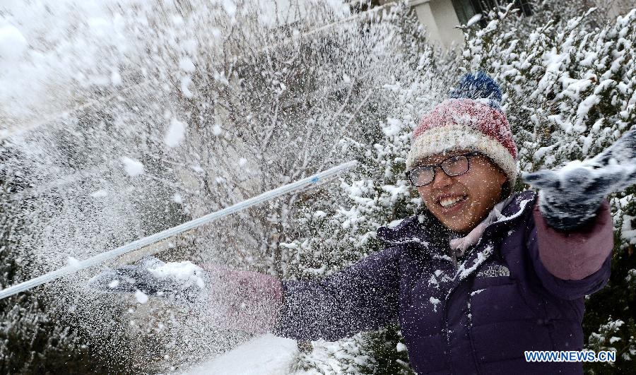 CHINA-TIBET-LHASA-SNOWFALL(CN)