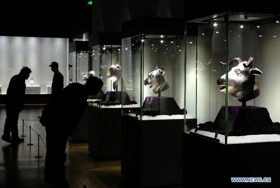 More than 100 relics from Yuanmingyuan displayed