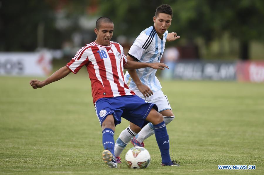 (SP)URUGUAY-COLONIA-SOCCER-ARGENTINA VS PARAGUAY