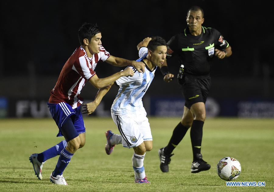 (SP)URUGUAY-COLONIA-SOCCER-ARGENTINA VS PARAGUAY