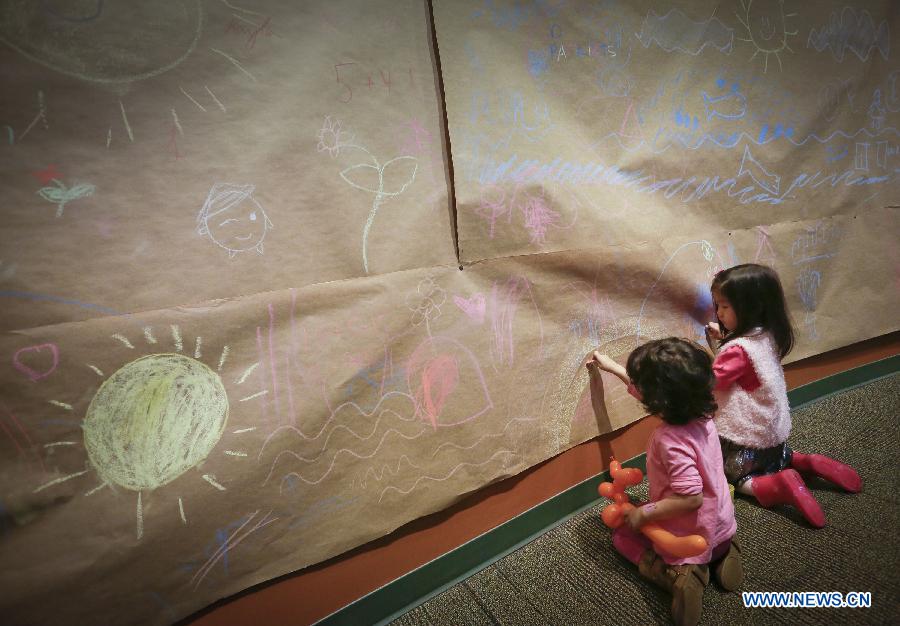 Thousands of children participated in the 7th children's art festival at the Richmond Cultural Center.